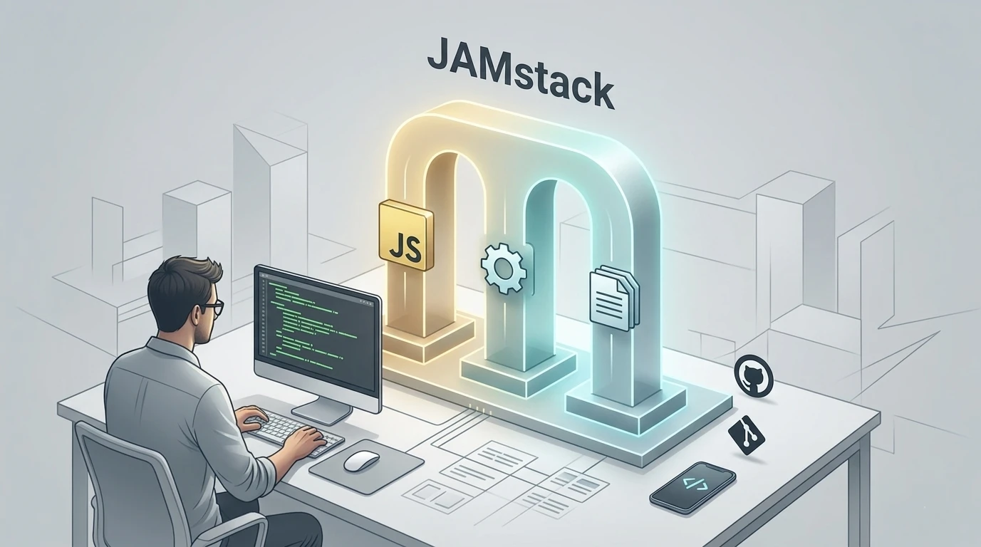Capa do post What is Jamstack? The Secret Behind Ultra-Fast Websites